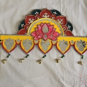 Customised Lippan Art Toran - Traditional Mirror & Clay Entrance Décor