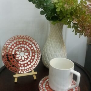 Mirror Mosaic Coasters - Artistic Tableware & Home Décor Accent