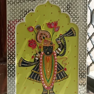 Shrinath Ji Jharokha WallHanging (lippankaam)