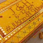 Handcrafted Lippan Work Wedding Trunk – Traditional Transformation with Mirror Art